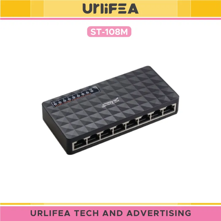 Sintech 8 Port Megabit Network Switch (108M)